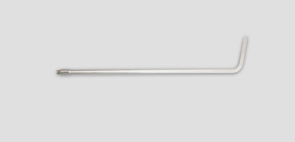 1208A : 24" Ultra Super Adjustable Door Pick 80° ½ Dia 5" Long Taper Blade